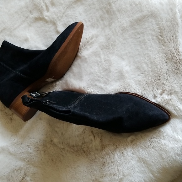 Italian hand crafted leather suede booties - Picture 2 of 4